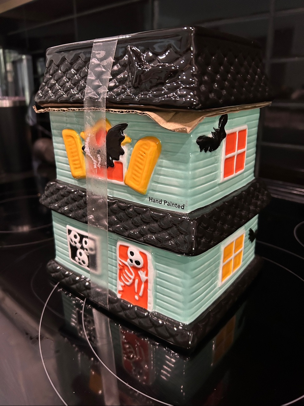 NWT Celebrate Together™ Halloween Haunted House Covered Candy Dish